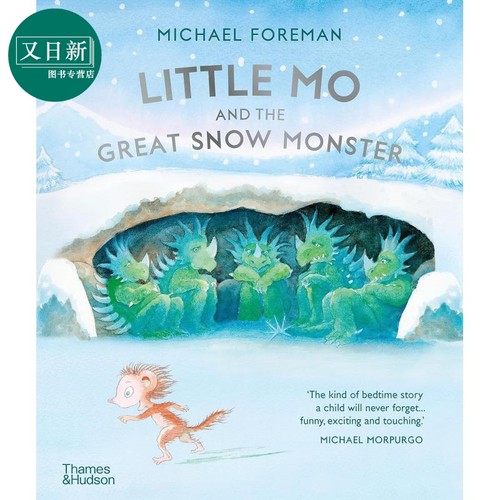 小莫和大雪怪英文原版绘本