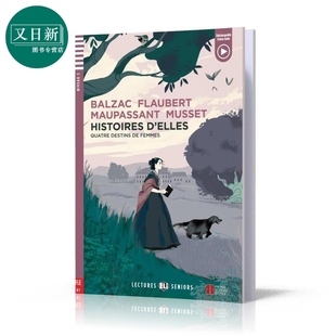 French Young Readers 进口图书 又日新 ELI 法文原版 Adult 爱 Elles Histoires 法语语言学习分级读物 历史