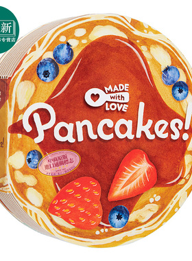 Made With Love: Pancakes!  异形书：好味的班戟 英文原版 进口原版 0岁到3岁 食谱 烹饪 儿童纸板书 Lea Redmond 美食主题