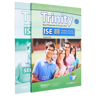Preparing for Trinity-ISE III CEFR C1 备考英语综合能力考试三级C1听说读写自学套装 含答案 7-12岁