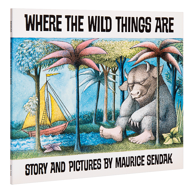 野兽国 英文原版 Where the Wild Things Are 凯迪克金奖绘本 野兽出没的地方Maurice Sendak莫里斯桑达克吴敏兰推荐 又日新?