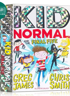 预售 麻瓜小子4 Kid Normal and the Final Five 进口英文原版 麻瓜小孩章节桥梁书 儿童章节书故事书 8岁以上儿童读物 又日新