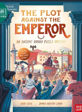 古罗马谜题 The Plot Against the Emperor 英文原版 儿童科普绘本 人文百科历史读物 惊险冒险故事 进口儿童读物 又日新
