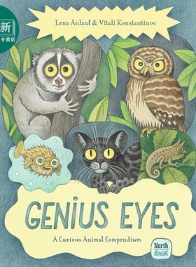 预售 天赋异“眼” 奇妙动物图鉴 Genius Eyes A Curious Animal Compendium 英文原版 儿童科普绘本 精装进口童书 又日新