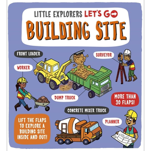 Little Explorers Let's Go! Building Site 小小探索家 建筑工地 英文原版 进口图书 儿童绘本纸板书 知识百科 又日新