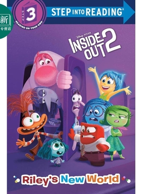 兰登阅读进阶3 迪士尼头脑特工队 2 Step into Reading L3 Disney Inside Out 2 Riley's New World 英文原版进口 又日新