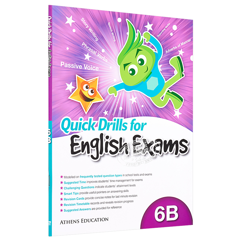 香港原版Quick Drills for English Exams 6B含答案小学英语练习