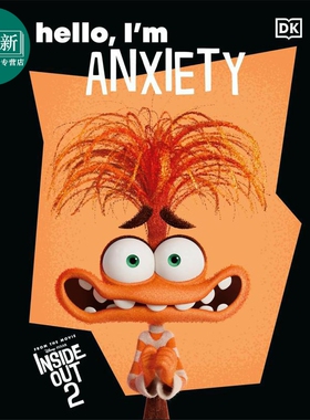DK头脑特攻队2 焦虑 Disney Inside Out 2 Hello I'm Anxiety 英文原版 儿童情绪读物 精装 英语绘本童书 5岁以上 又日新