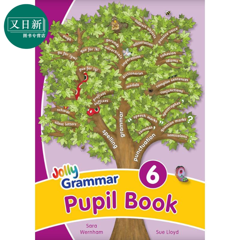 快乐语法6 学生用书 手写体字母 英式英语版 Jolly Grammar 6 Pupil Book In Precursive Letters 英文原版进口 又日新