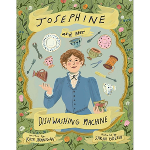约瑟芬和她的洗碗机 Sarah Green Josephine And Her Dishwashing 英文原版 儿童绘本 人物故事图画书 精装绘本 又日新