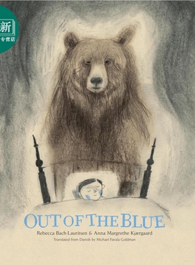 出乎意料 Anna Margrethe Kjærgaard Out of the Blue英文原版 儿童绘本 动物故事图画书 精装精品绘本 进口图书 又日新