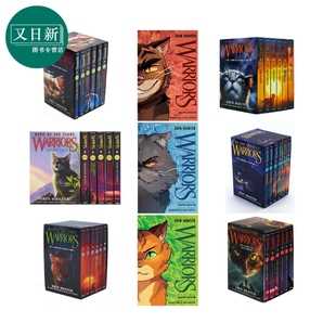Warriors猫武士系列 猫武士漫画版 猫武士一二三四五六七部曲全套赠音频 英文原版 全彩漫画故事 传奇的猫族 儿童文学玄幻章节小说