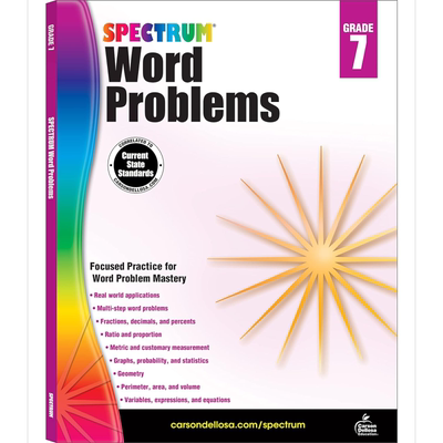 光谱练习册数学文字应用题7年级