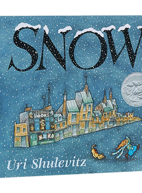 【圣诞书单】下雪了 英文原版 Snow 凯迪克银奖绘本 Uri Shulevitz 纸板书 3-6岁