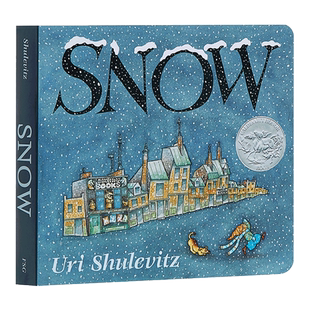 【圣诞书单】下雪了 英文原版 Snow 凯迪克银奖绘本 Uri Shulevitz 纸板书 3-6岁