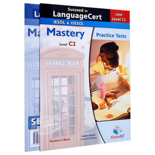 Succeed in LanguageCert CEFR C2 Practice Tests Self-study 朗思真题自学套装8套完整真题讲解IESOL iESOL带音频答案