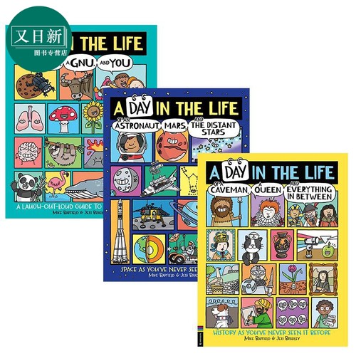 幽默科普绘本3册套装英文原版