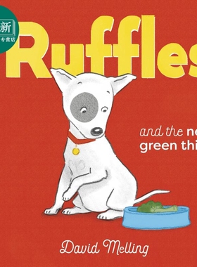 Ruffles and the New Green Thing 莱弗与绿色蔬菜 英文原版 进口原版 2岁到5岁 精装 儿童图画书 David Melling