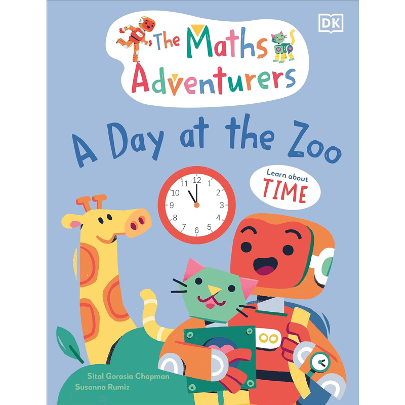 DK数学大冒险 动物园一天 The Maths Adventurers A Day at the Zoo 英文原版 儿童科普绘本 知识百科图画书 精装 又日新