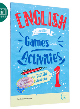 英语单词练习1 配在线游戏和活动ENGLISH WITH...digital games and activities 1英文原版ELT英语教材与教学教辅 又日新