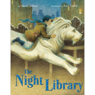 David Zeltser The night library 夜间图书馆 儿童绘本 故事图画书 英文原版 进口图书 又日新
