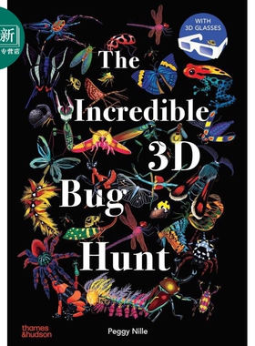 不可思议的 3D昆虫大搜寻 配3D眼镜 The Incredible 3D Bug Hunt 英文原版进口 儿童插画科普绘本 精装精品绘本 又日新