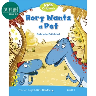 readers培生小学英语分级绘本1级 罗伊想要个宠物Rory Wants Pearson Pet蓝思值180L中心词200 kids 又日新 English