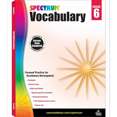 光谱练习册单词系列6年级