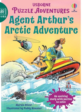 解谜冒险书 北极探险 Puzzle Adventures Agent Arthurs Arctic Adventure 英文原版 儿童推理探险故事 进口读物 又日新