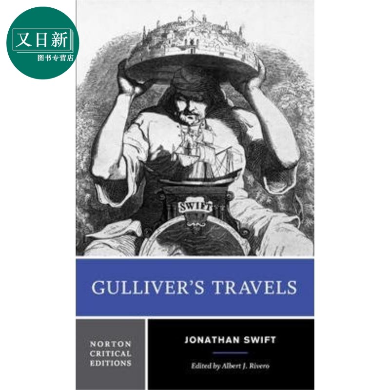 格列佛游记 诺顿文学解读系列 英文原版 Gulliver's Travels Swift 又日新