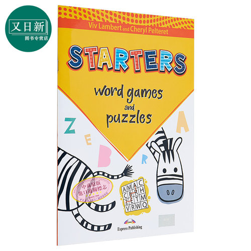 少儿英语 Word Games and Puzzles Starters Student's Book with DigiBooks App 单词游戏和谜题YLE一级附电子书 又日新
