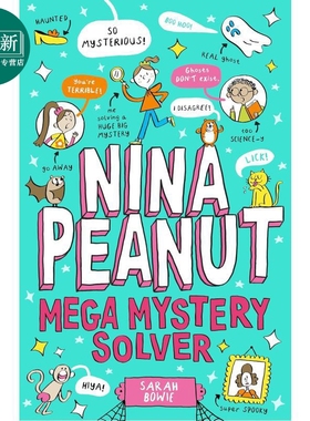 大冒险家妮娜2 Nina Peanut Mega Mystery Solver Book 2 英文原版 儿童漫画图画小说 幽默全彩画面 进口学乐童书 又日新