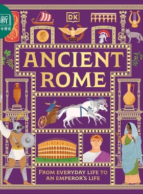 DK古代史系列 古罗马 Ancient Rome 英文原版 儿童历史读物 科普知识绘本 进口童书 精装 9岁以上 又日新