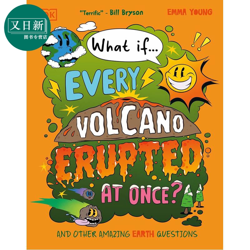 DK如果......所有火山同时喷发会怎样 What If... Every Volcano Erupted at Once 英文原版 儿童科普绘本读物 又日新
