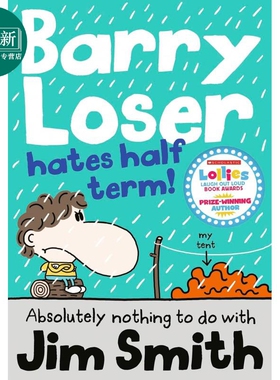 倒霉蛋巴里 我不喜欢训练营 The Barry Loser Hates Half Term 英文原版 儿童插画故事书 幽默笑话 进口儿童读物 又日新