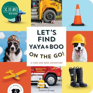 进口书 我们在路上找亚亚和布吧 Yaya Find 预售 Boo 英文原版 儿童纸板书 Lets the 又日新 捉迷藏冒险 and 寻找莫莫4