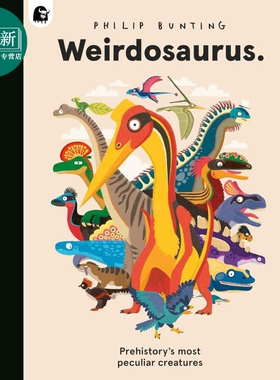 史前奇特的恐龙 Philip Bunting Weirdosaurus 英文原版 儿童恐龙绘本 动物科普读物 进口童书 又日新