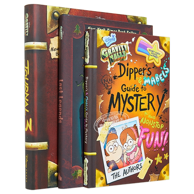 怪诞小镇3册套装英文原版