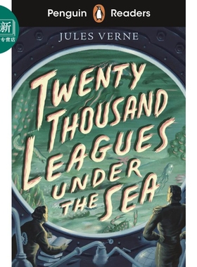 Twenty Thousand Leagues Under the Sea企鹅分级文学经典入门级 海底两万里 凡尔纳 ELT儿童分级阅读插图故事书