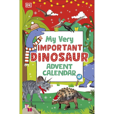 DK恐龙盲盒书 My Very Important Dinosaur Advent Calendar 英文原版进口 儿童活动与玩具书 24本小书 科普读物 又日新