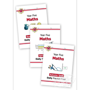 英国CGP教材 New KS2 Maths Daily Practice 每日数学练习套装5年级9-10岁
