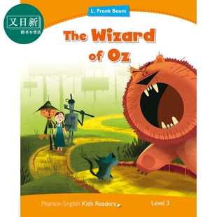 中心词600 又日新 readers培生小学英语分级绘本3级 Wizard kids 绿野仙踪The 原版 Pearson 蓝思值460L English