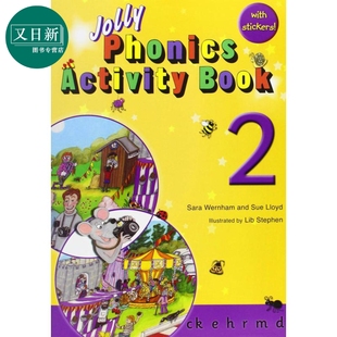 Book 快乐自然拼读活动手册2 Jolly 英语 Activity 手写体英式 又日新 Phonics