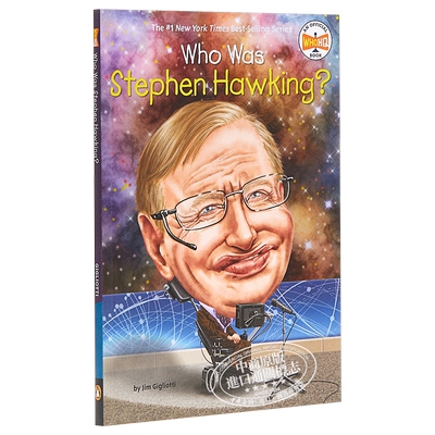 Who Was Stephen Hawking 谁是史提芬霍金 Who was系列 儿童名人传记文学 英文原版 7-12岁