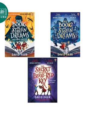 预售 盗梦者之书1-3 共3册 英文原版 Book of Stolen Dreams 儿童文学 青少年奇幻小说故事 进口童书9岁+ David Farr 又日新