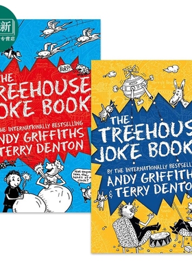 The Treehouse Joke Book 1-2 树屋故事的笑话书2册 英文原版 进口图书 树屋历险儿童幽默图画书 Andy Griffiths 又日新
