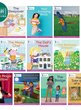 英文原版 我的字母和声音 自然拼读读物四阶Green套装10本 5-6岁My Letters and Sounds Phonics Phase Five Green 又日新