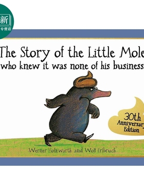 Story of the Little Mole who knew it was none of his business是谁嗯嗯在我的头上 英文原版进口儿童绘本故事 又日新