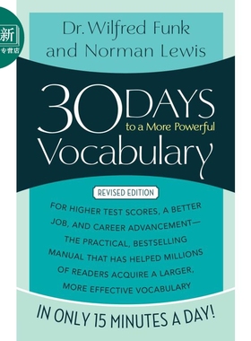 30 Days to a More Powerful Vocabulary 30天掌握词汇量英文图书 又日新