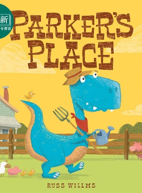 恐龙帕克找工作 Parkers Place 英文原版 儿童恐龙绘本 动物故事图画书 精装进口图书 4-8岁 一本有趣的朗读书 又日新